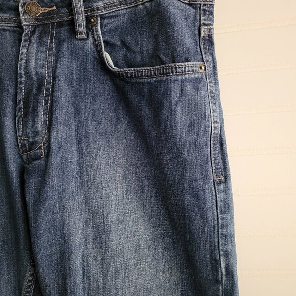 Buffalo David Bitton Jeans Mens 34/30 Blue Driven X Basic Straight Stretch - Picture 2 of 9